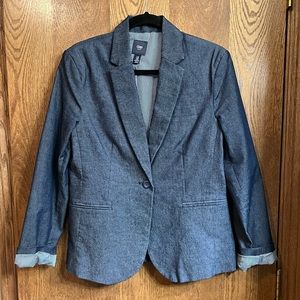 Gap Women’s Denim Blazer. Size 10.